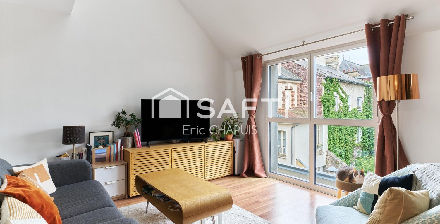 Exclusivité Rennes centre : duplex T4 93 m² surface plancher au calme — photo 1