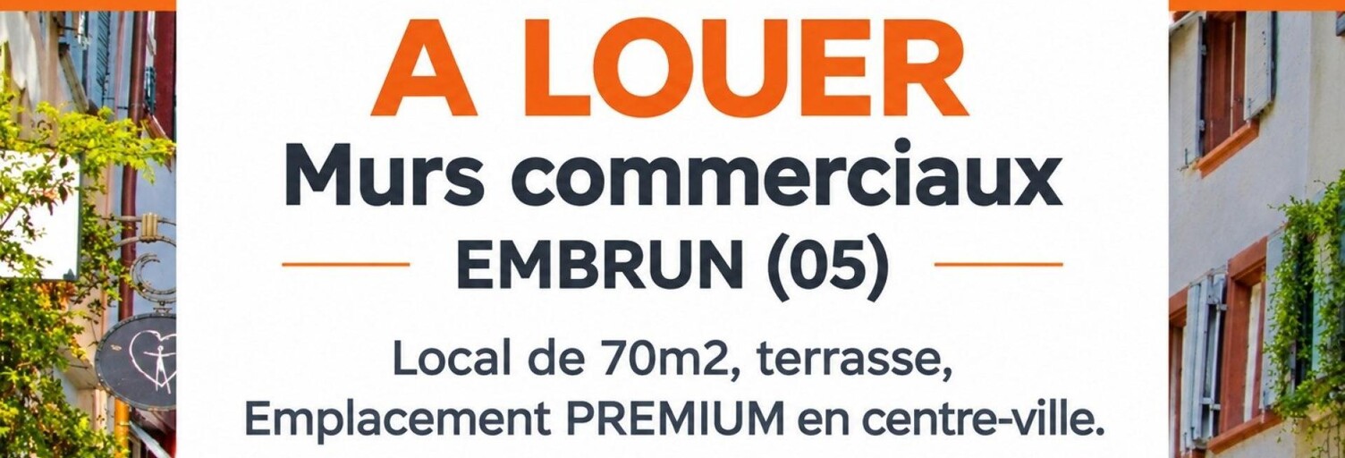 Commerce 3 Pièces 70 m² à louer à Embrun (05200)