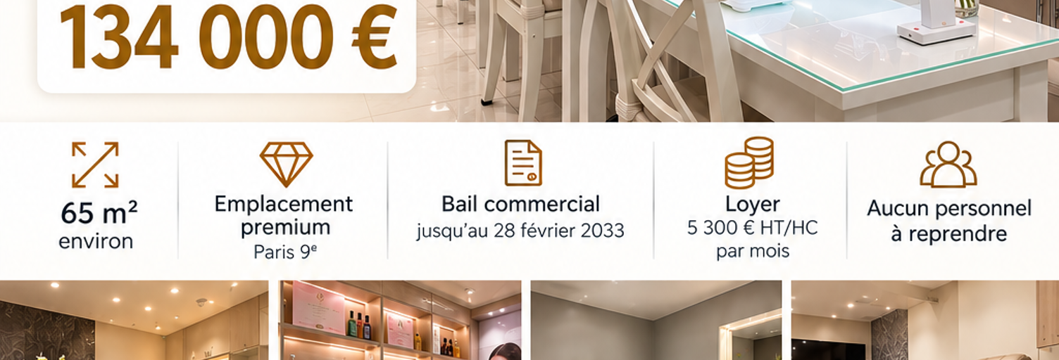 Commerce   m² à vendre à Paris 9 (75009)