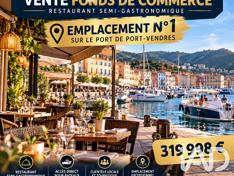 Vente Restaurant 200 m&sup2; — photo 1
