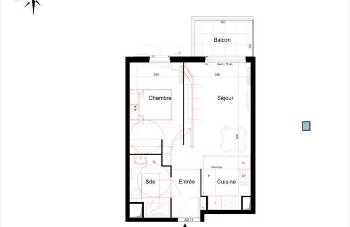 Appartement de 36m2 à louer sur Sannois — photo 2