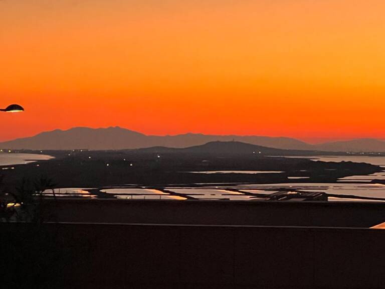 Les Marches du Soleil  Vue panoramique sur la mer et l'étang de Thau — photo 1