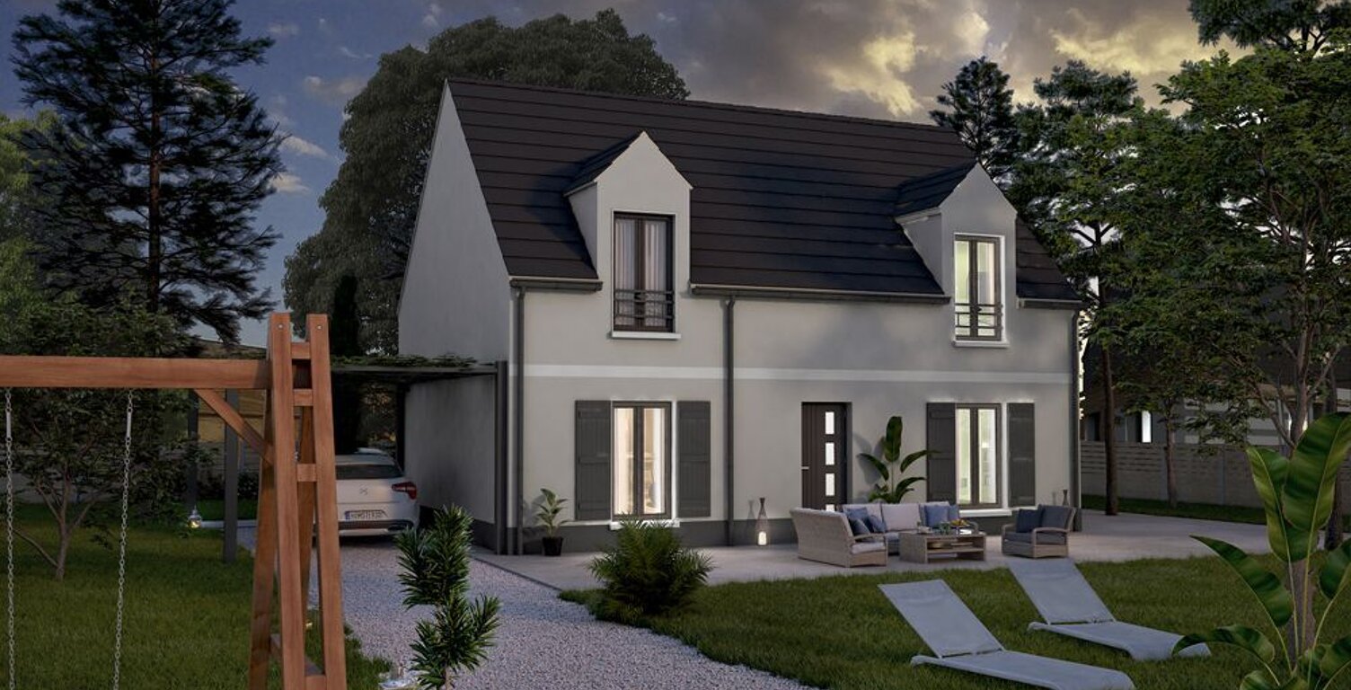 Projet de construction d'une maison 101 m² avec terrain à NEMOURS (77) — photo 1