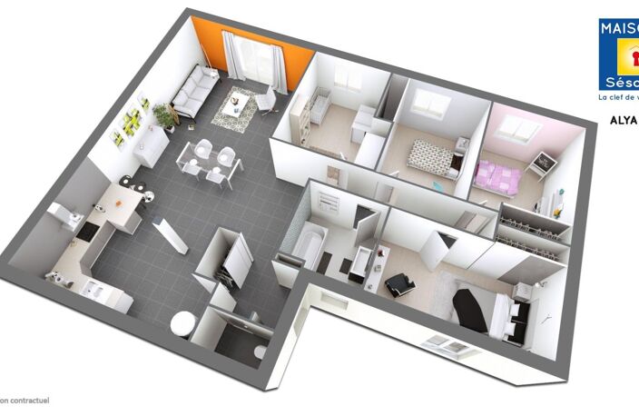 Projet de construction d'une maison 118 m² avec terrain à NANGIS (77) — photo 2