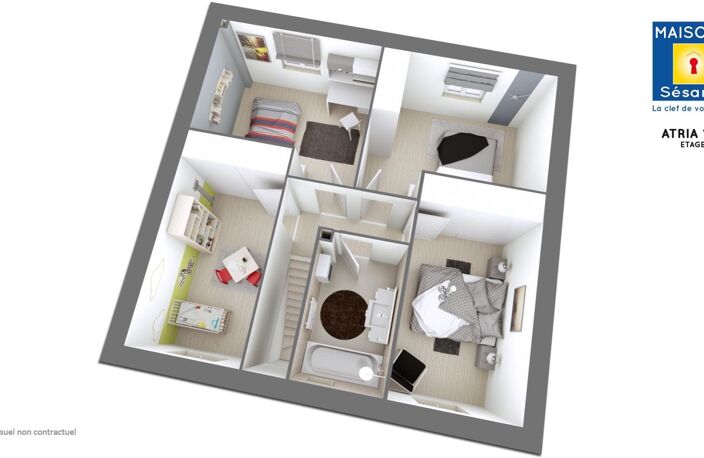 Projet de construction d'une maison 102 m² avec terrain à NEMOURS (77) — photo 3