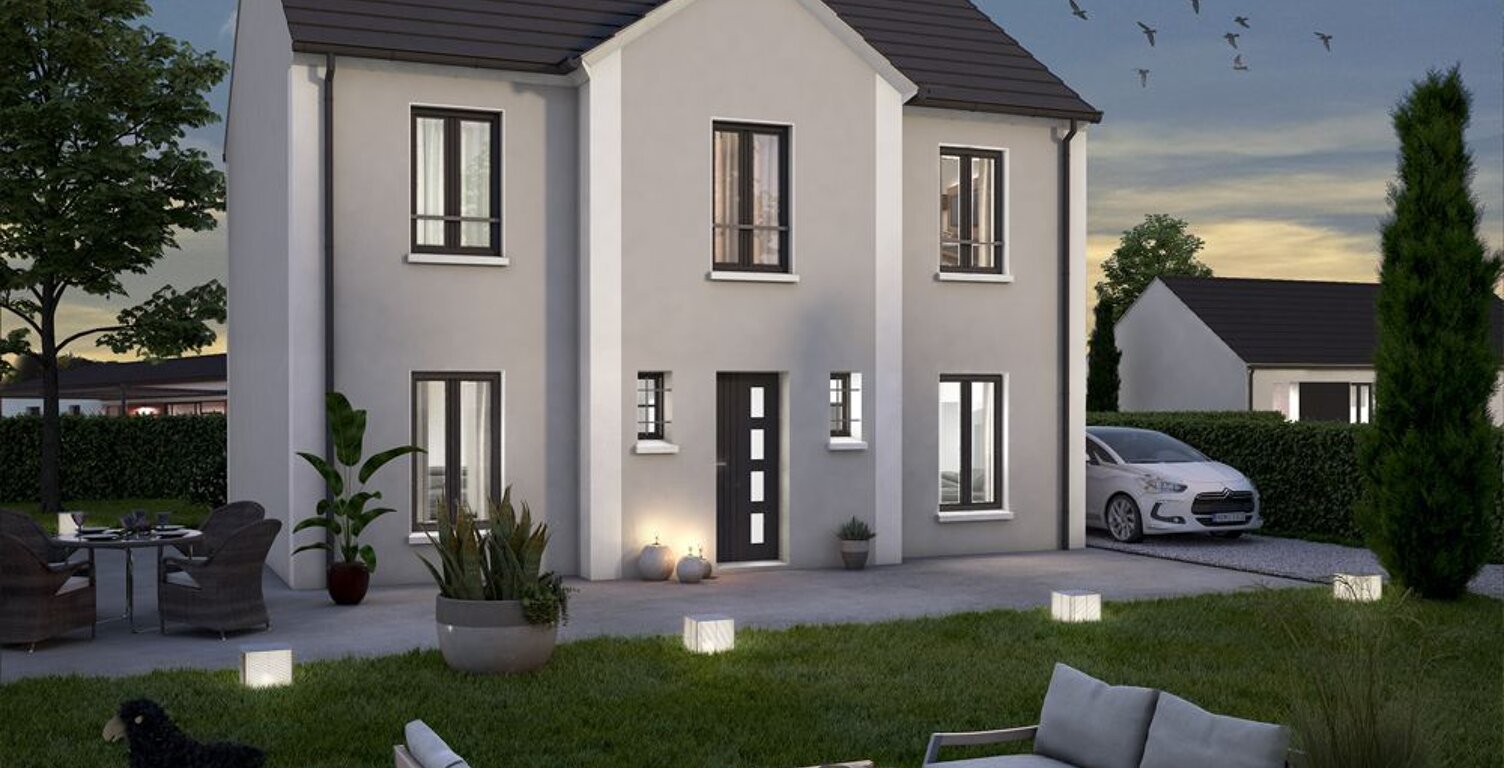 Projet de construction d'une maison 117 m² avec terrain à NEMOURS (77) — photo 1