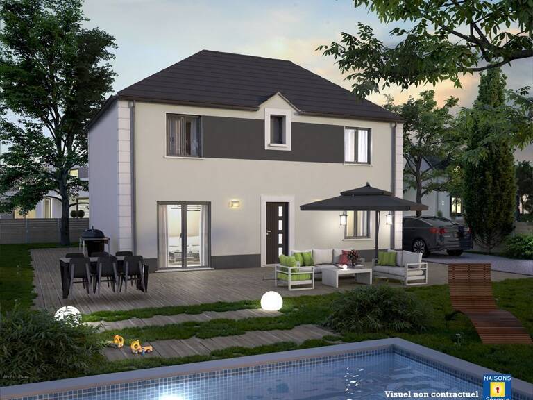 Projet de construction d'une maison 97 m² avec terrain à NEMOURS (77) — photo 1