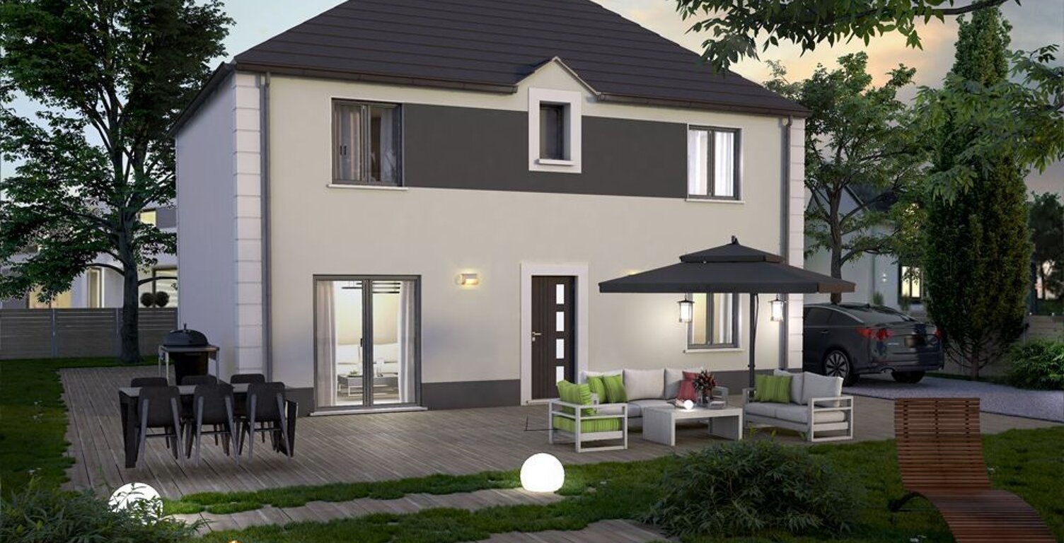 Projet de construction d'une maison 97 m² avec terrain à NEMOURS (77) — photo 1