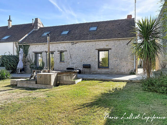 Dpt Seine et Marne (77), à vendre maison proche forêt, pierres et poutres, 5 chambres, RENDEMENT LOCATIF! — photo du bien