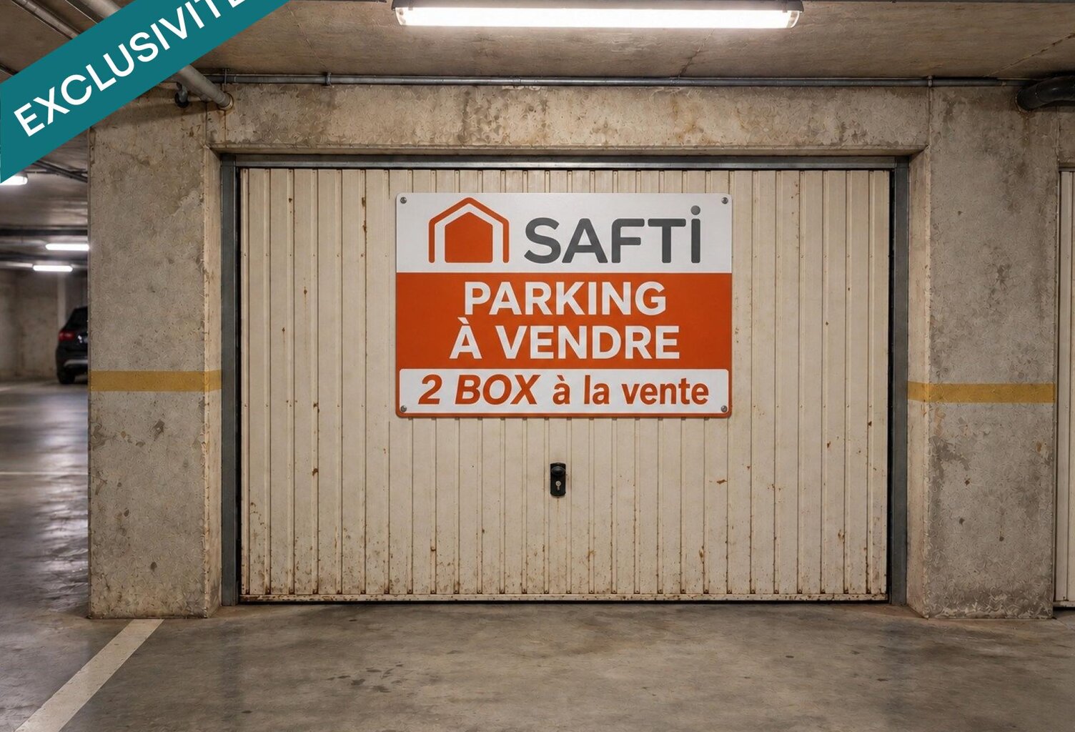 BOX STATIONNEMENT X 2 RÉSIDENCE PLOMBIÈRE — photo 1