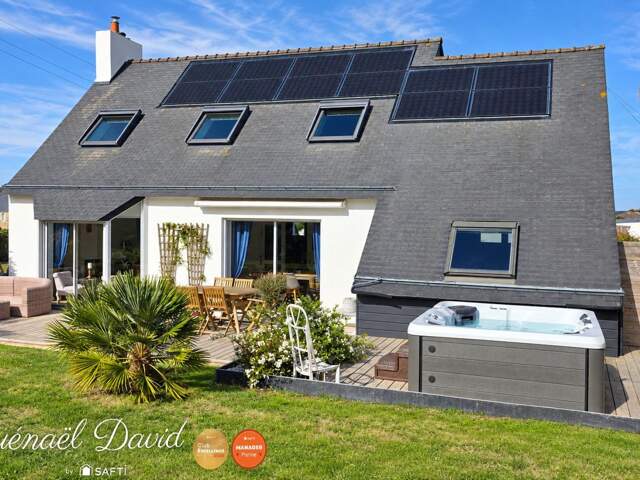ROSCOFF  MAISON FAMILIALE BIEN ENTRETENUE, HABITABLE DE PLAIN-PIED, 4 CHAMBRES — photo du bien