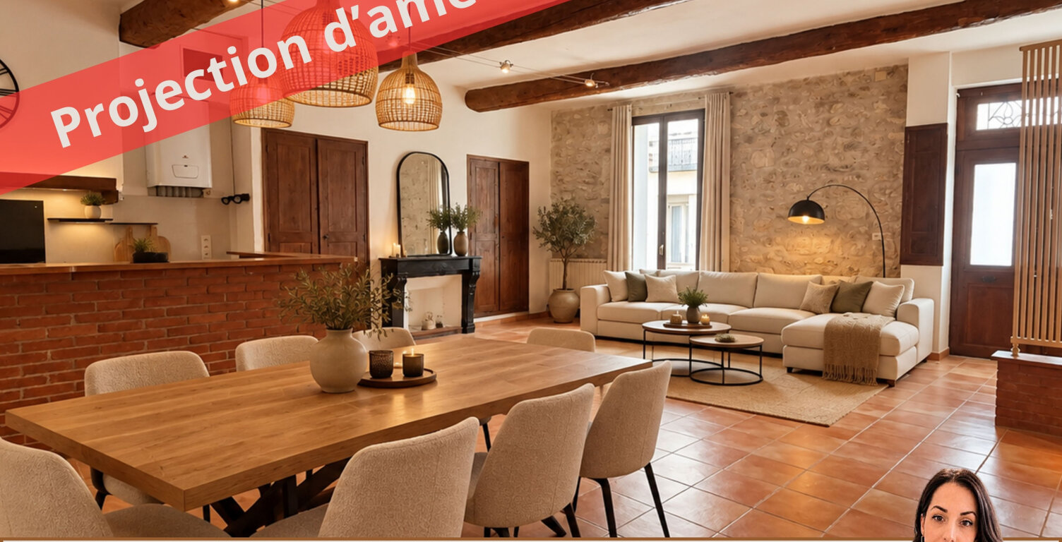MAISON DE VILLAGE T5 DE 179M2 DE 3 NIVEAUX AVEC TERRASSE ET — photo 1