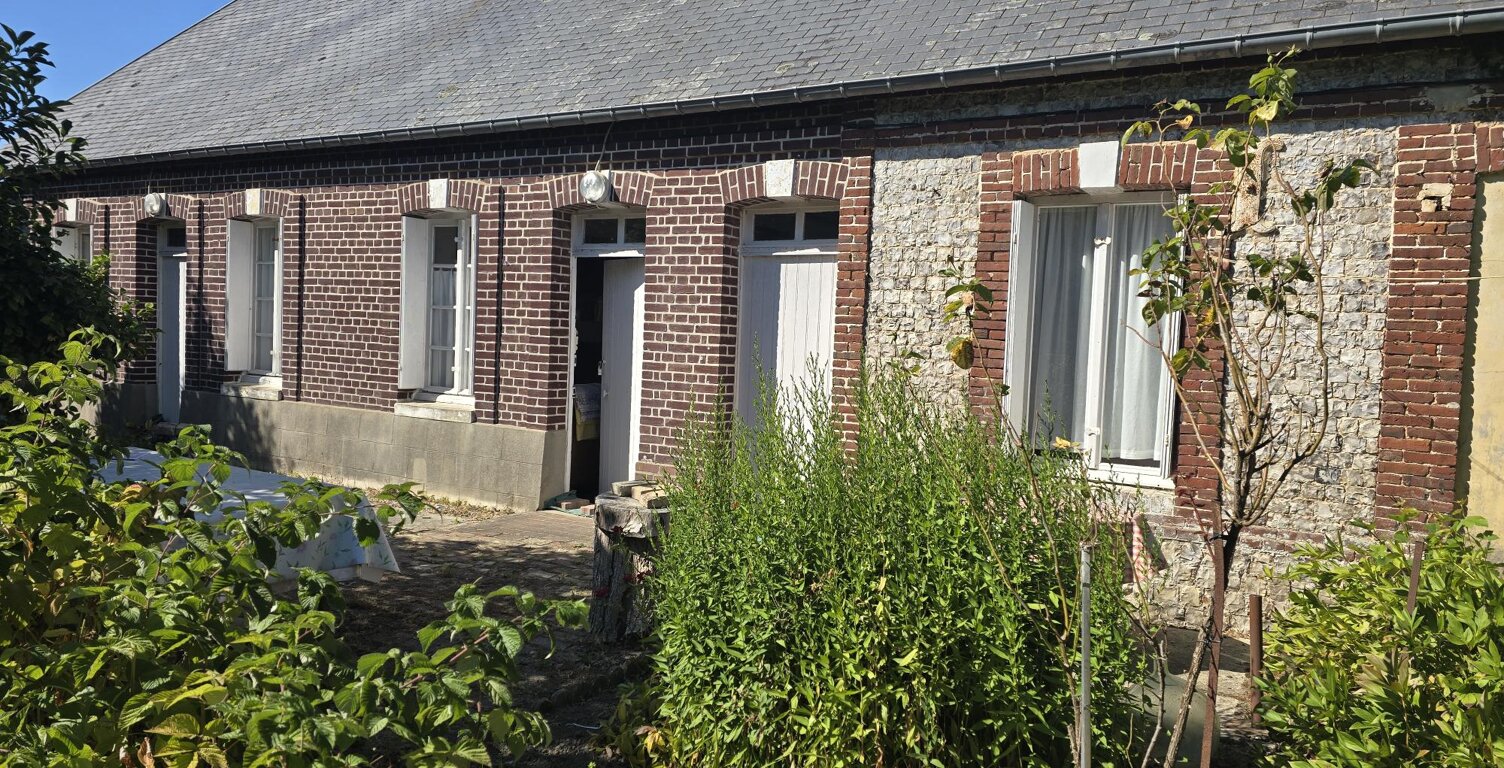Maison brique et silex axe Fécamp Cany-Barville  — photo 1