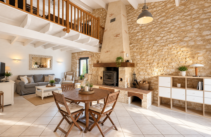 Maison en pierres RENOVEE sur 145 m2 hab, campagne — photo 4