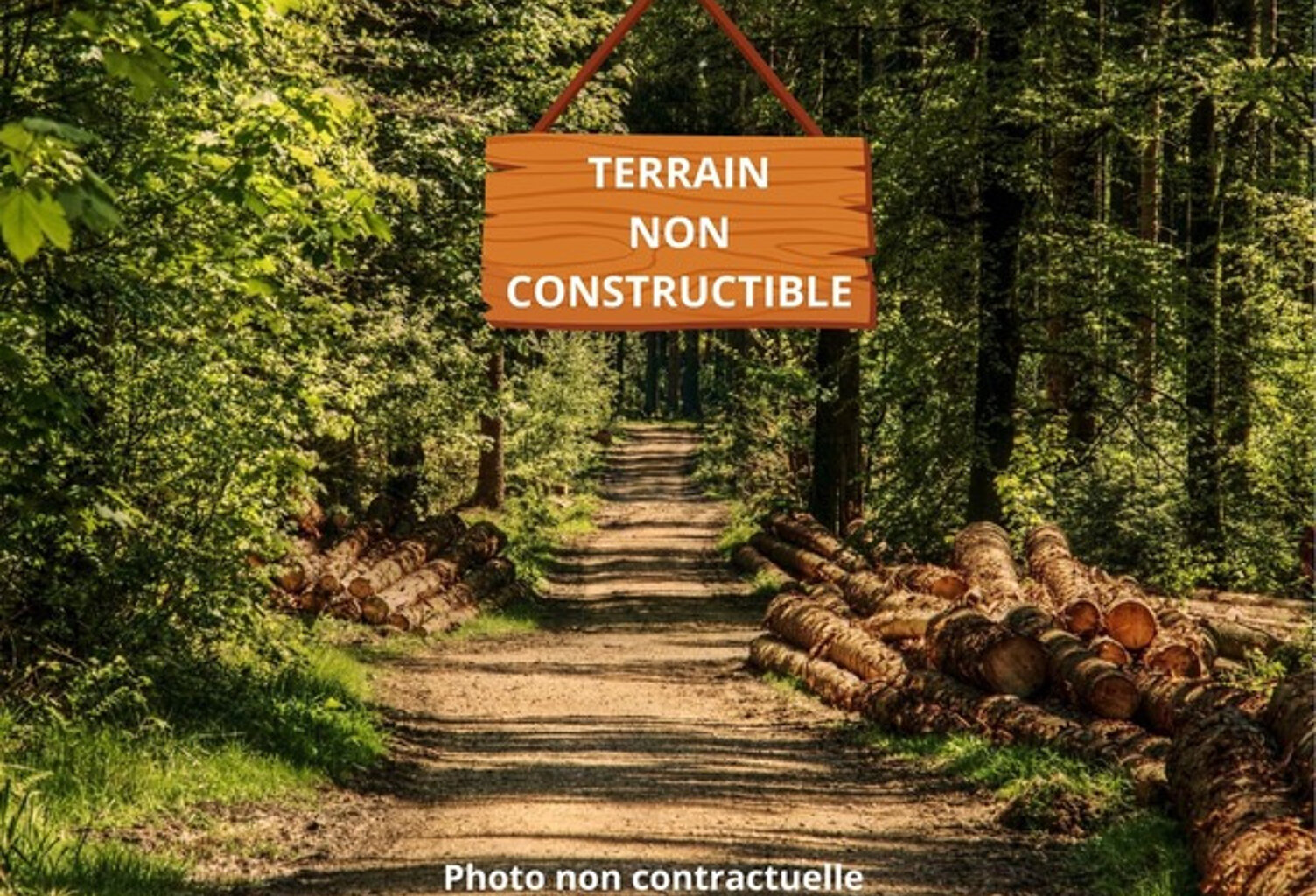 BUSSAC FORET TERRAIN NON CONSTRUCTIBLE — photo 1