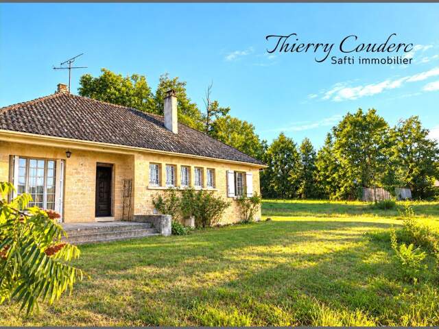 Maison en pierre avec trois chambres et terrain. — photo du bien