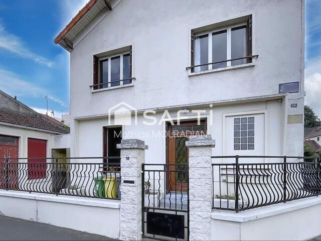 EXCLUSIVITÉ  Maison familiale de 132 m² avec garage, sous-sol total et dépendance, aux portes de Paris. — photo du bien