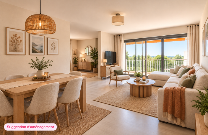 ANGLET CINQ CANTONS - T4 LUMINEUX AVEC GARAGE ET CAVE — photo 2