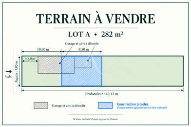 Terrain  119500 €