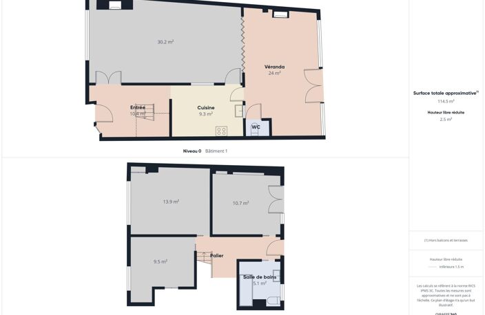 Maison de ville, trois chambres avec jardin et dépendance  Centre de Guîtres — photo 2