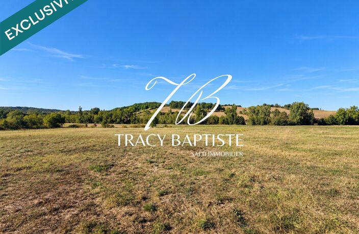 Terrain plat  1 277 m² constructibles  Plus de 6 200 m² au total  Absence d'emprise au sol  Vue vallée et coteaux  Environnement calme et verdoyant — photo 5
