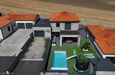 MAISON CONTEMPORAINE 2022 - Piscine chauffée et vue — photo du bien