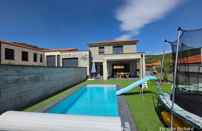 MAISON CONTEMPORAINE 2022 - Piscine chauffée et vue — photo 2
