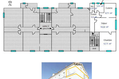 Appartement 3 pièces 95000 €