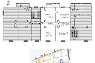Appartement 4 pièces 110000 €