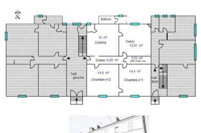 Appartement 3 pièces 130000 €