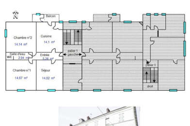 Appartement 3 pièces 130000 €