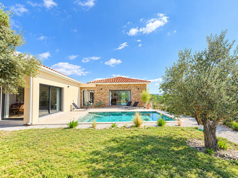MAISON CONTEMPORAINE   VUE DOMINANTE SUR LA GARRIGUE -20 MIN — photo 1