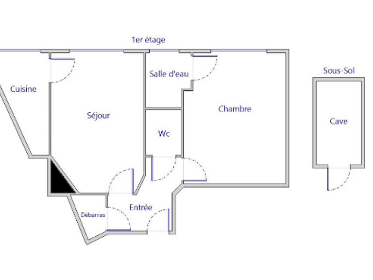 Vente Appartement 2 pièces — photo 1