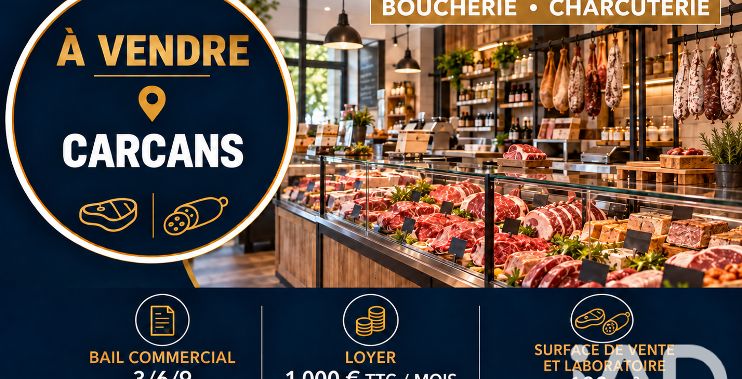 Vente Boucherie, Charcuterie 100 m&sup2; — photo 1