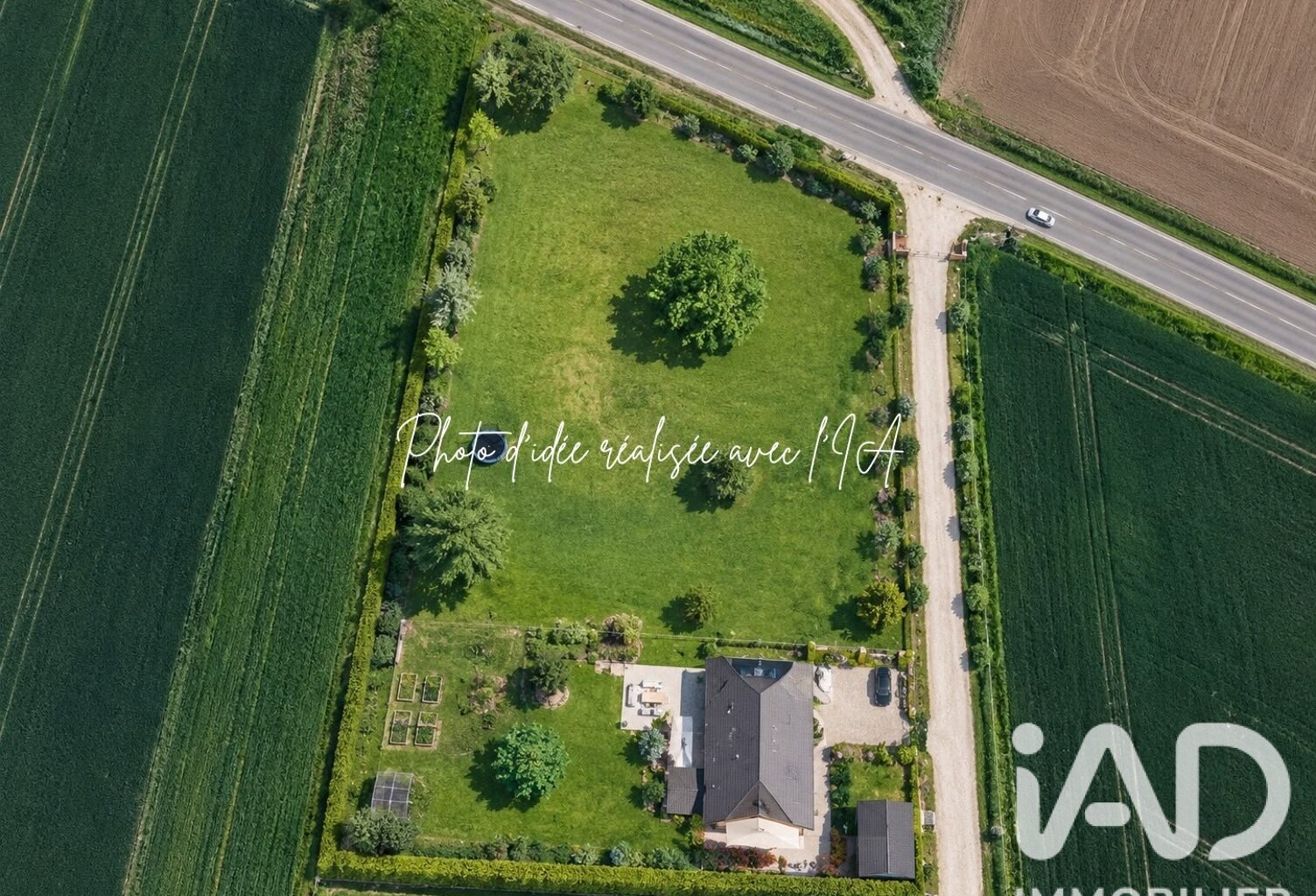 Vente Terrain à bâtir 3 990 m&sup2; — photo 1