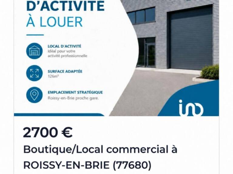 Location Local d'activités 126 m&sup2; — photo 1