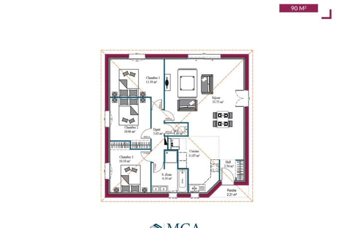 Maison à construire à Sadirac (33670) — photo 4