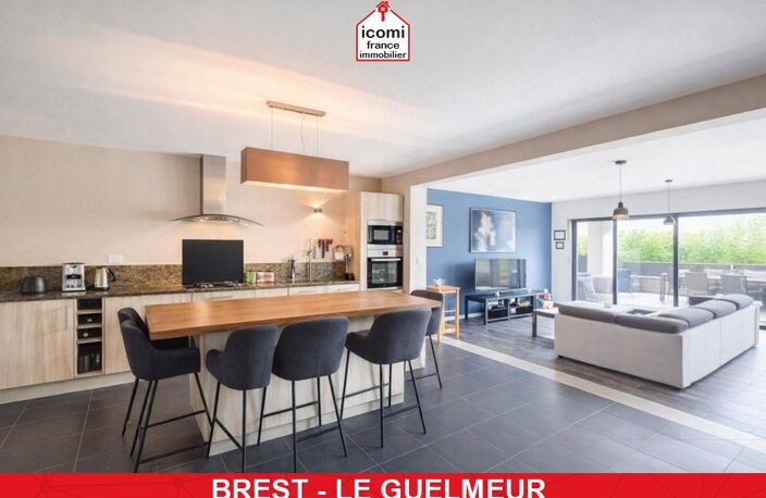 FINISTERE - Brest (29200) - A VENDRE - MAISON DE 150 M² AVEC EXTENSION CONTEMPORAINE - ESPACE DE VIE +60 M² - 3/4 CHAMBRES - JARDIN CLOS - VUE MER - COUP DE COEUR - RARE — photo 5