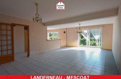 FINISTERE - Landerneau (29800) - A VENDRE - MAISON INDIVIDUELLE DE 134 M²- 5 CHAMBRES - JARDIN CLOS DE 1100M² - SOUS SOL COMPLET - GARAGE - DPE C — photo du bien