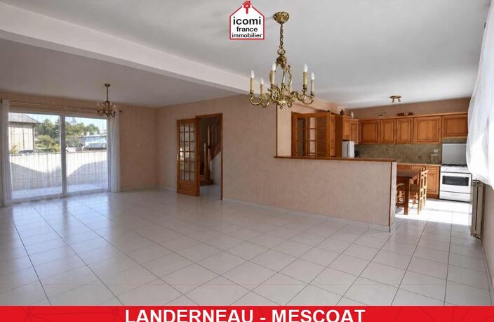 FINISTERE - Landerneau (29800) - A VENDRE - MAISON INDIVIDUELLE DE 134 M²- 5 CHAMBRES - JARDIN CLOS DE 1100M² - SOUS SOL COMPLET - GARAGE - DPE C — photo 3