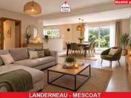 FINISTERE - Landerneau (29800) - A VENDRE - MAISON INDIVIDUELLE DE 134 M²- 5 CHAMBRES - JARDIN CLOS DE 1100M² - SOUS SOL COMPLET - GARAGE - DPE C — photo 2