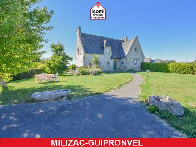FINISTERE - MILIZAC-GUIPRONVEL (29290) - A VENDRE - MAISON INDIVIDUELLE T7 164M² - 5 CHAMBRES - SOUS-SOL COMPLET - SUR TERRAIN DE 1200M² — photo du bien