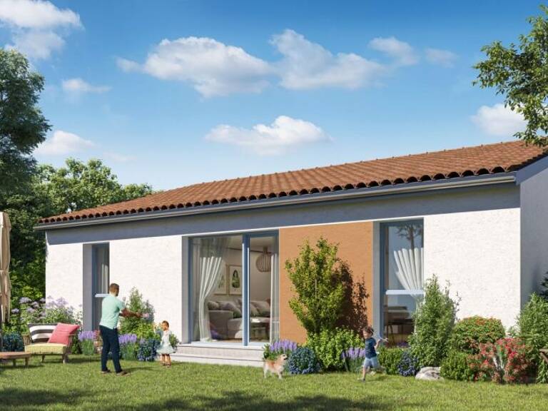 BAZIEGE - Maison T4 avec jardin — photo 1