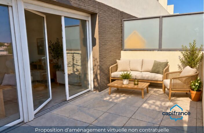 Montpellier Malbosc – T3 de 59 m² avec terrasse et parking en sous-sol — photo 2