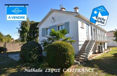 VENDEE ( 85 ) Maison à vendre 10 pièces LA BARRE DE MONTS Proche MER, PLAGES ,FORET,  NOIRMOUTIER, 153 m² ,5 chambres, 3 WC , 2 salles d'eau , 1 salle de bains 1871m² terrain clos , puits, garage — photo du bien