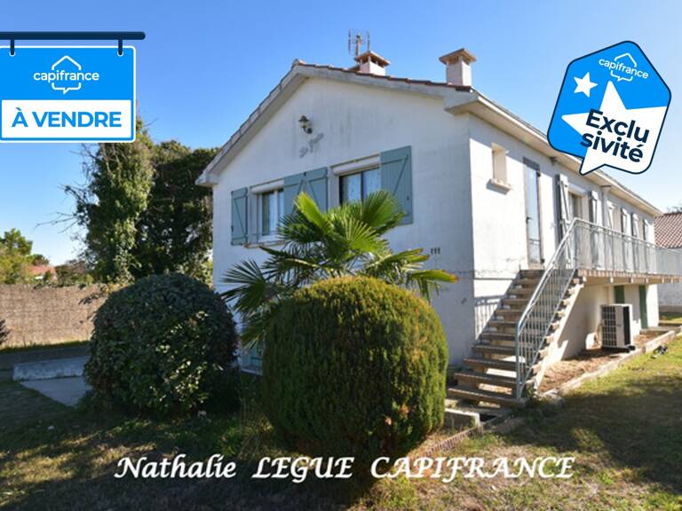 VENDEE ( 85 ) Maison à vendre 10 pièces LA BARRE DE MONTS Proche MER, PLAGES ,FORET,  NOIRMOUTIER, 153 m² ,5 chambres, 3 WC , 2 salles d'eau , 1 salle de bains 1871m² terrain clos , puits, garage — photo 1