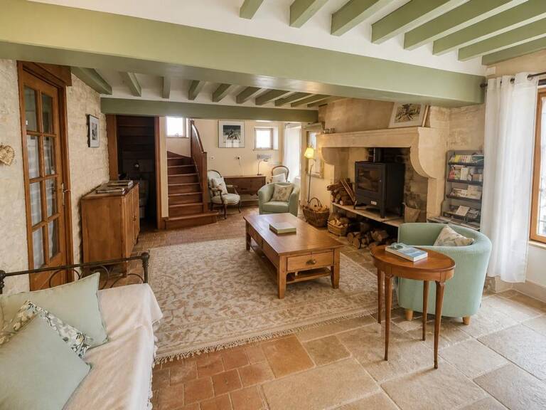 Grande maison ancienne en pierre, rénovée, proche de Vézelay — photo 1