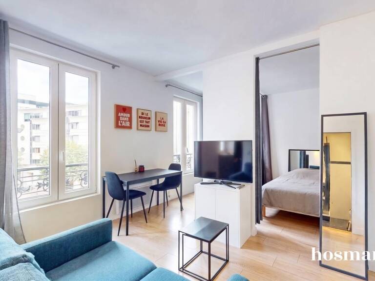 Studio modulable en 2 pièces de 27,5 m² — Lumineux et rénové — Rue Victor Hugo, Levallois-Perret — photo 1