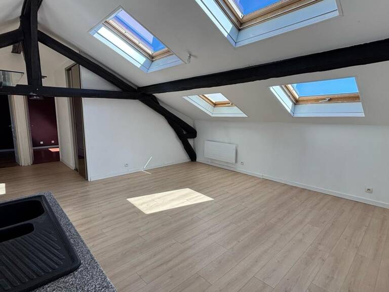 REIMS proche centre, à 2 pas de la gare: appartement type 3 type loft, séjour, 2 chambres — photo 1