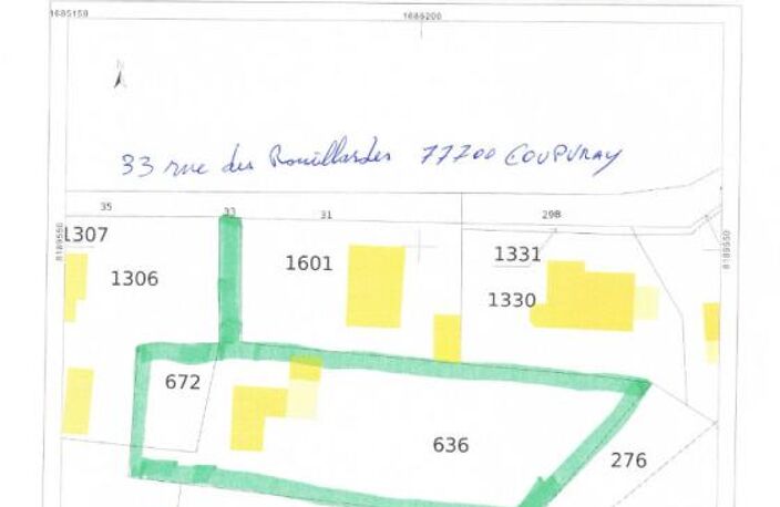 Terrain viabilisé au calme Coupvray 1441 m2 — photo 2
